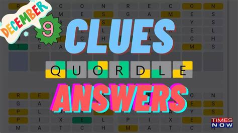 Quordle hints, clues, and answers for Dec 9; WordGames Friday ...