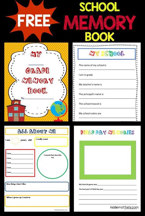 Memory Book Printable