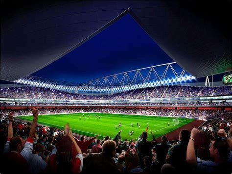 Emirates Stadium At Night Wallpaper