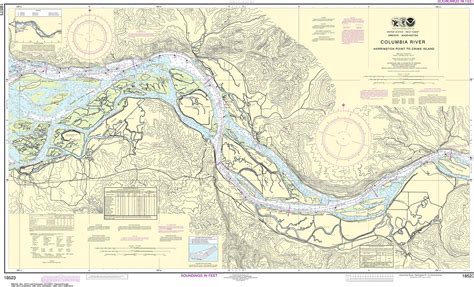 NOAA Nautical Chart - 18523 Columbia River Harrington Point to Crims Island