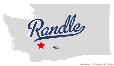 Map of Randle, WA, Washington