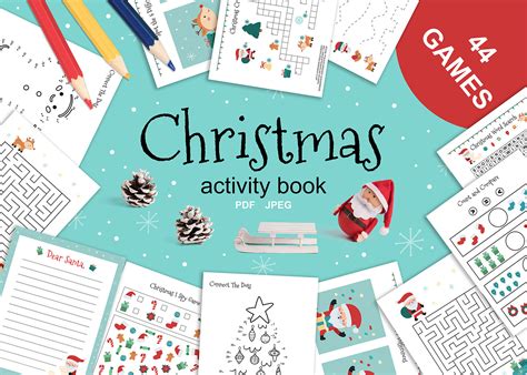 Christmas Activity Book for Children on Behance