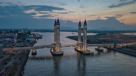 An Aerial Photography of Terengganu Drawbridge · Free Stock Photo