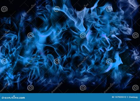 Blue Flame Fire Conceptual Abstract Texture Background Stock Photo - Image of display, abstract ...