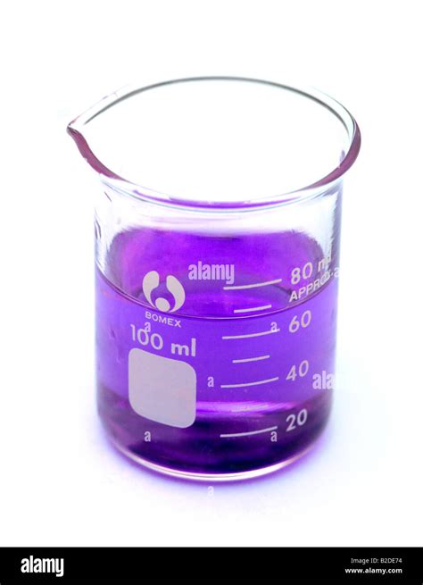 Purple Potassium Permanganate Solution Stock Photo - Alamy