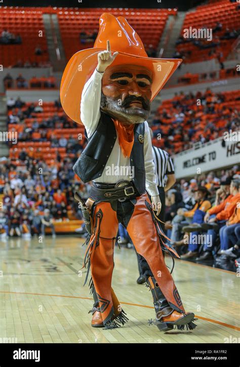 Stillwater, USA. 29th Dec, 2018. Oklahoma State Cowboys mascot Pistol ...