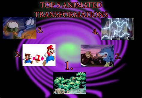 My Top 5 Animated Transformations by Austria-Man on DeviantArt