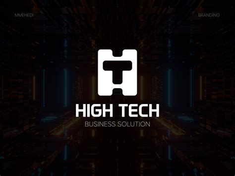 High tech logo design brand identity by Md Mehedi Hasan on Dribbble