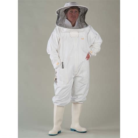 Beekeeping Suit - Roundhead Veil - 100% cotton - YKK zips