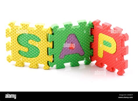 Alphabet puzzle pieces Stock Photo - Alamy