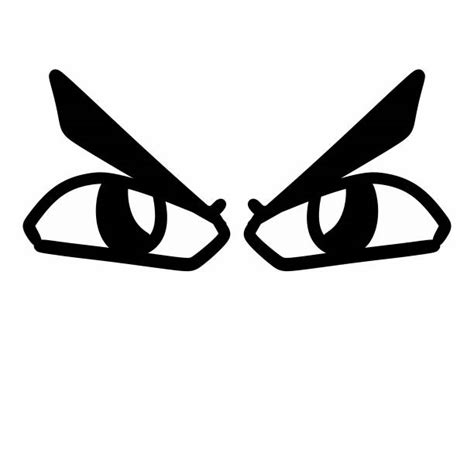 Angry Eyebrows Cartoon