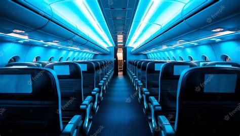 Premium Photo | Airplane cabin interior design