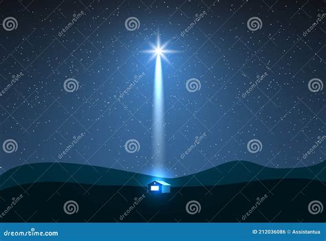 Star Indicates the Christmas of Jesus Christ. Birth of Jesus Christ Stock Photo - Image of faith ...