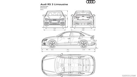 Audi RS3 Sedan | 2018MY | Dimensions