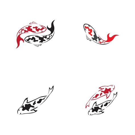 logo design concept of koi fish 5266855 Vector Art at Vecteezy