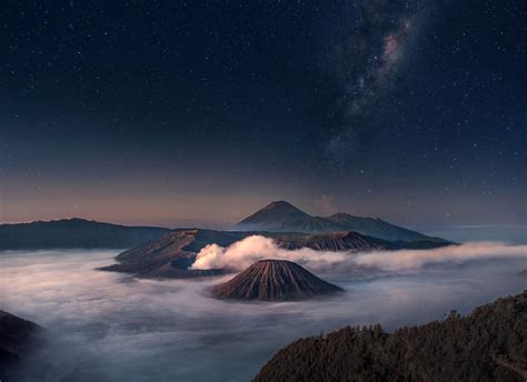 Brown mountains, mountains, nature, Indonesia HD wallpaper | Wallpaper Flare