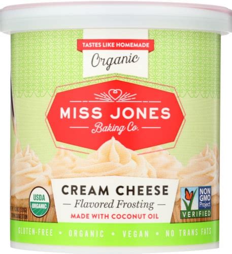 Miss Jones Baking Co. Organic Cream Cheese Frosting, 11.29 oz - Fry’s Food Stores