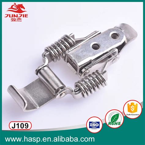 Stainless Steel Spring Loaded Latch,Spring Hook Latches J109 - Buy Spring Loaded Latch,Hasp ...