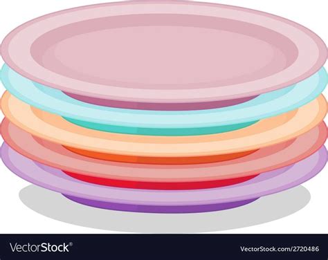 a stack of plates. Download a Free Preview or High Quality Adobe Illustrator Ai, EPS, PDF ...