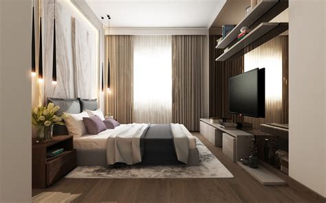 Modern guest bedroom on Behance