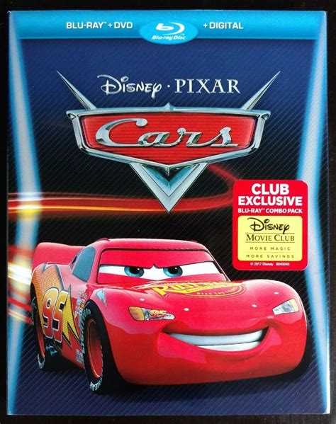 Cars Disney Pixar Blu Ray Dvd Digital Movie Club Exclusive W Slip | SexiezPicz Web Porn