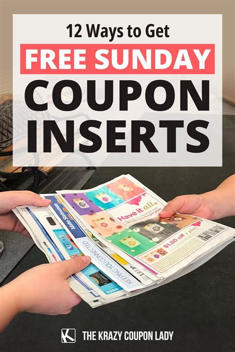 12 ways to get newspaper coupons and sunday coupon inserts – Artofit