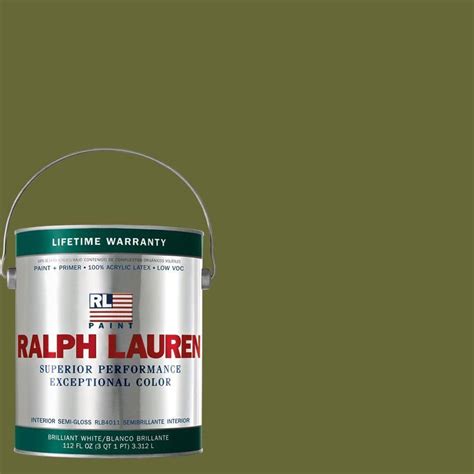 Ralph Lauren 1-gal. Writer's Green Semi-Gloss Interior Paint-RL1571S ...