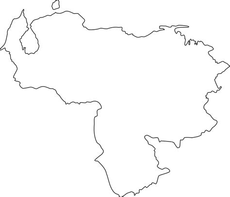 Map of Venezuela - Openclipart