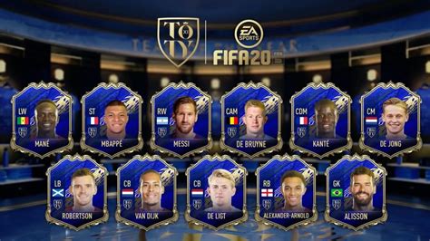 FIFA 20 - How To Get All Team of the Year Player Cards | Attack of the ...