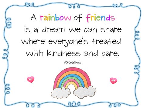 a rainbow | Preschool friendship, Preschool poems, Friendship activities