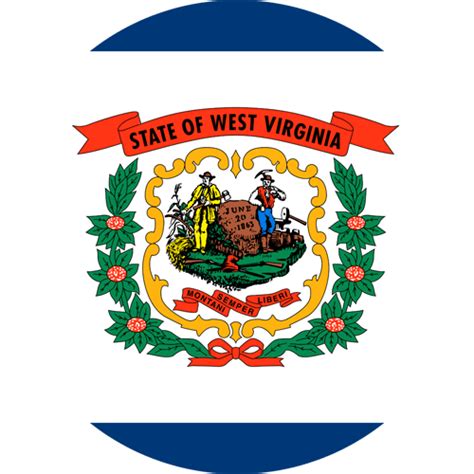 West Virginia flag emoji - Country flags