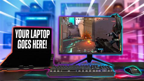 $300 Laptop Gaming Setup (Monitor, Keyboard, Mouse, Headset) - YouTube