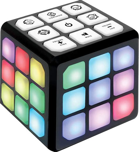 Magic Cube Game | Flashing Cube Electronic Memory & Brain Game | 7-in-1 ...