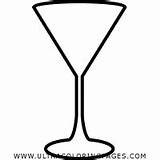 Martini Glass Coloring Page  Ultra Pages sketch template