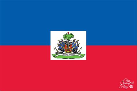 Haitian Flag Background : Haiti Haitian Flag Waving Isolated On White ...