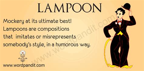 Meaning of Lampoon