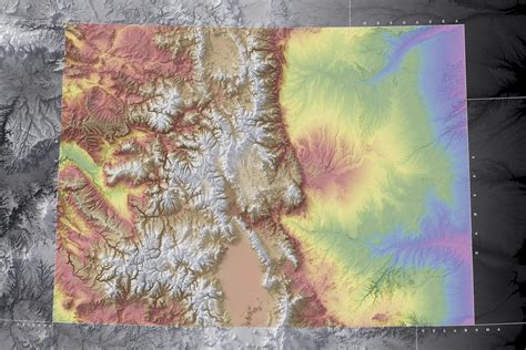 Elevation Map Of Colorado: Everything You Need To Know In 2023 - World ...