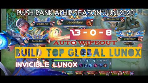 2020 Tutorial Lunox,Gameplay Dan Build Terbaik - Mobile Legends - YouTube