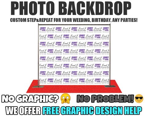 Custom Photo Booth Backdrop Wedding Photo Booth Backdrop | Etsy