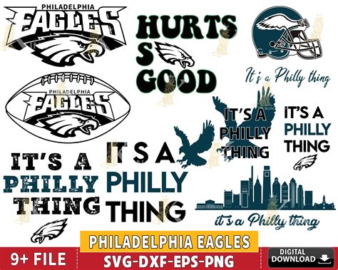 9+file Philadelphia Eagles Bundle svg,Philadelphia Eagles Nfl svg, Bun ...