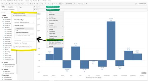 Quick Table Calculations Part 3 - Percent Difference - The Data School