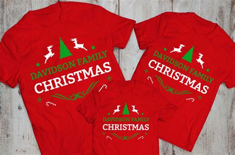 CUSTOM Name Matching Family Christmas Shirts - Awesome Matching Shirts ...