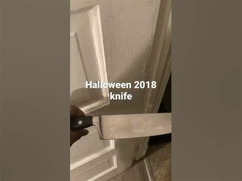 Halloween 2018 knife, - YouTube