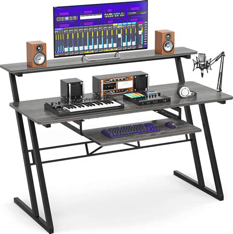 Buy Armocity Music Recording Studio Desk, 47'' Sound Desk for Music Production, Recording Studio ...