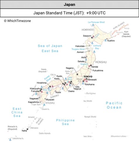 Navigating Time In Japan: A Comprehensive Guide To The Time Zone Map ...