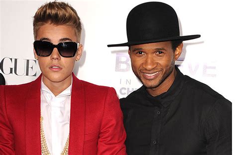 Justin Bieber and Usher - Domenick Nati