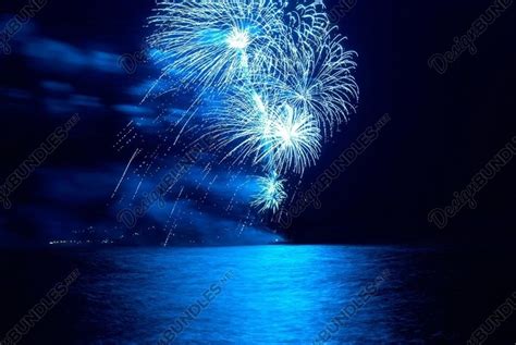 Blue holiday fireworks (785192)