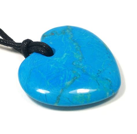 Scorpio Birthstone Necklace - Turquoise Howlite Heart