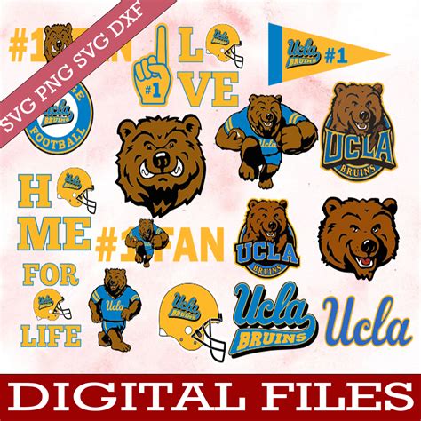 Bundle Files UCLA Bruins Nation Football Team svg, UCLA Brui - Inspire ...