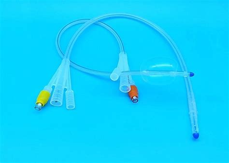 Medical Supplies 3 Way Foley Catheter 8 Fr / 10 Fr / 12 Fr Size High Safety